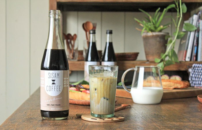 フィリピンから届いたフェアトレードのカフェオレベース2本セット