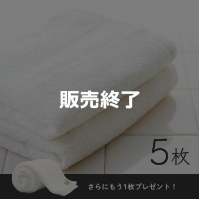 日常をホテルライクに変えるハーフバスタオル　5枚セット