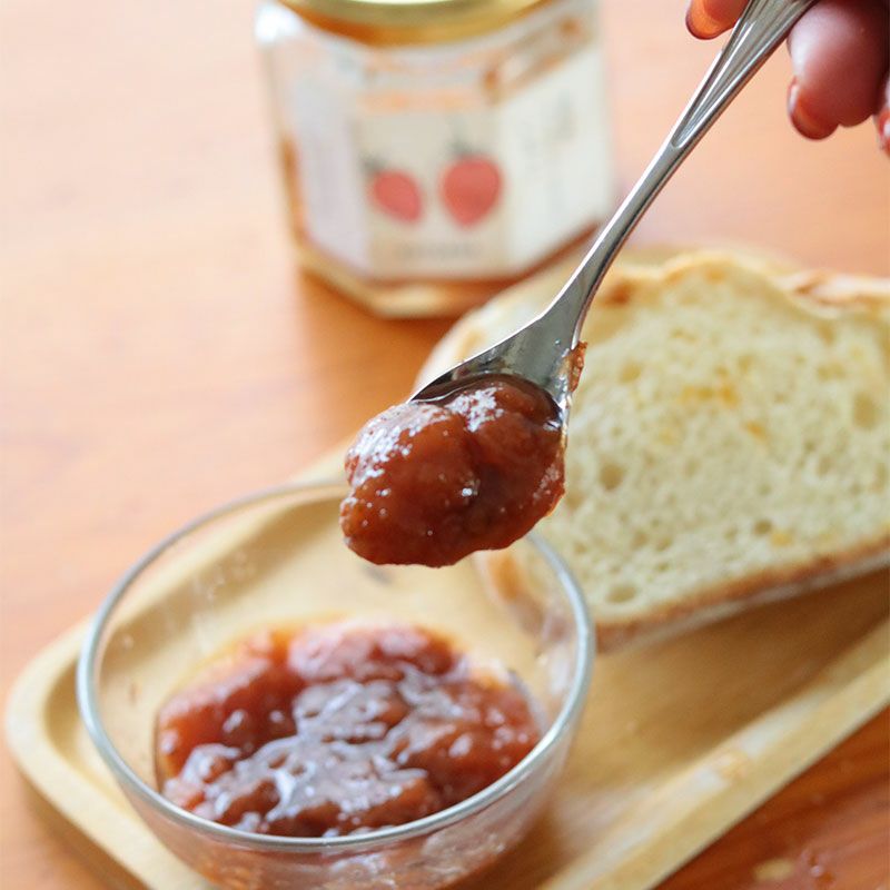 砂糖を使わずに作った信州の手摘みいちごジャム